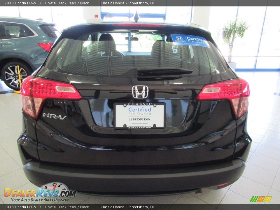 2018 Honda HR-V LX Crystal Black Pearl / Black Photo #8
