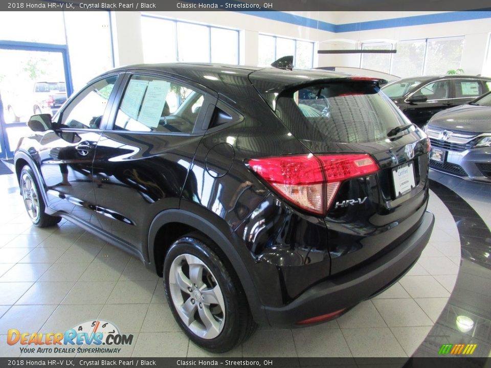 2018 Honda HR-V LX Crystal Black Pearl / Black Photo #9