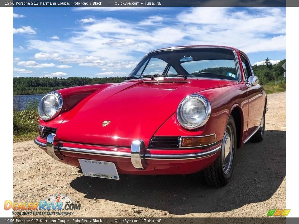 Polo Red 1966 Porsche 912 Karmann Coupe Photo #2