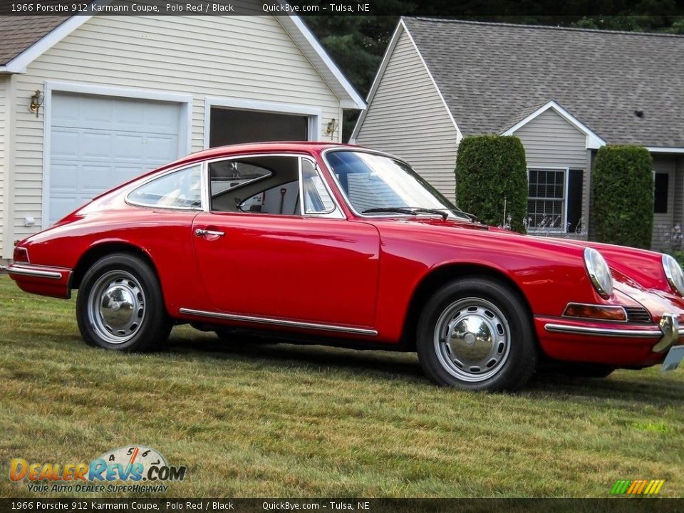 Polo Red 1966 Porsche 912 Karmann Coupe Photo #4