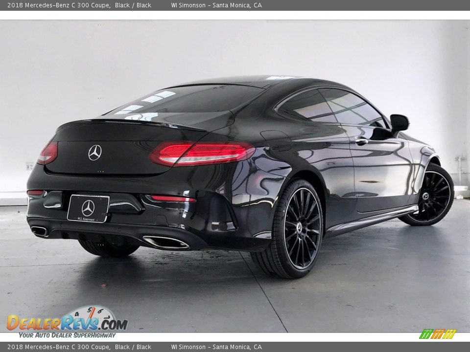 2018 Mercedes-Benz C 300 Coupe Black / Black Photo #16