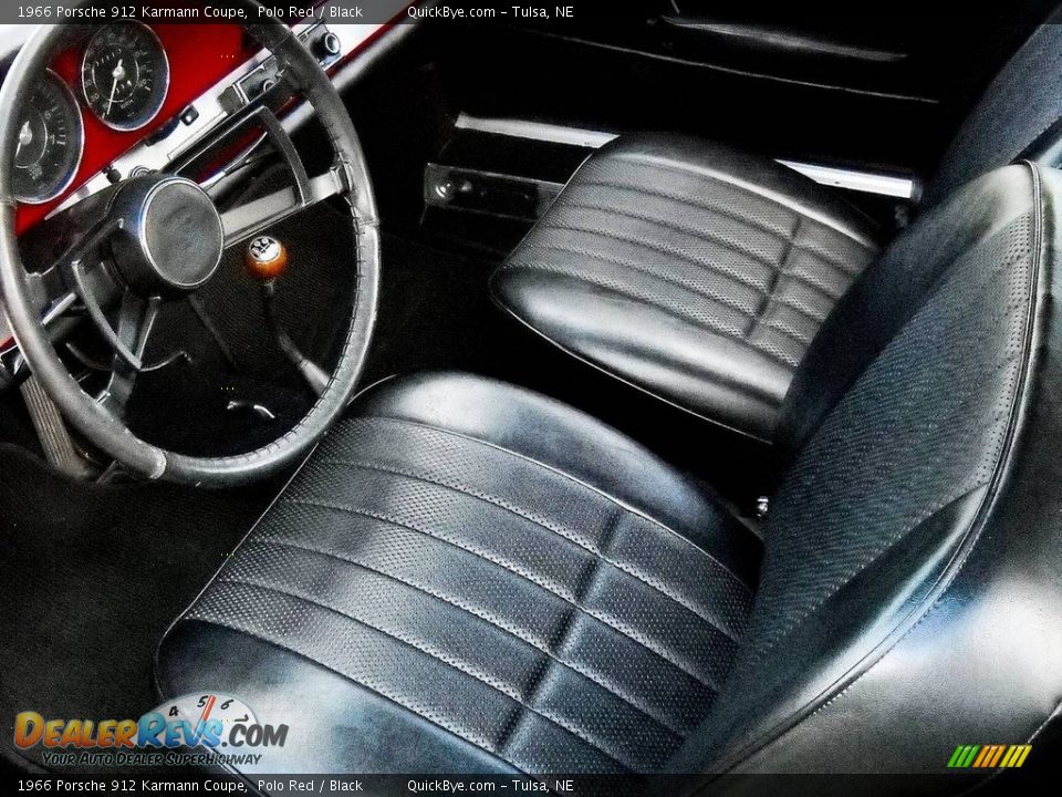 Black Interior - 1966 Porsche 912 Karmann Coupe Photo #8
