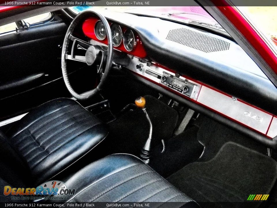 Front Seat of 1966 Porsche 912 Karmann Coupe Photo #11