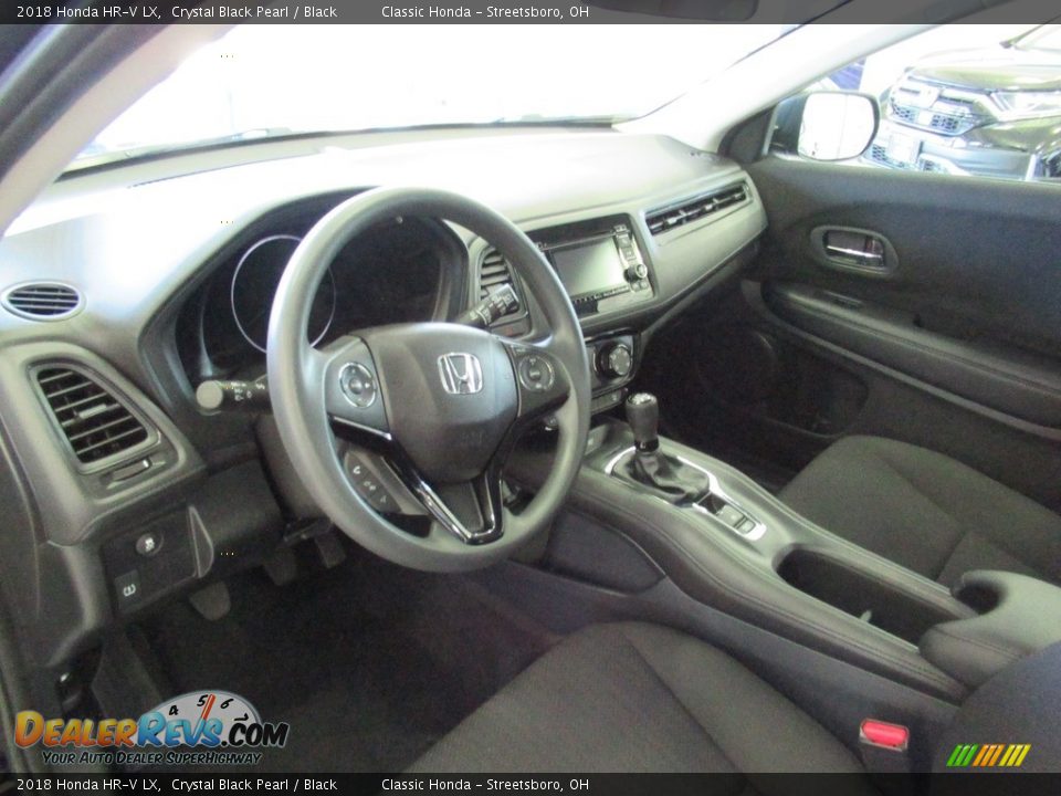 Black Interior - 2018 Honda HR-V LX Photo #28