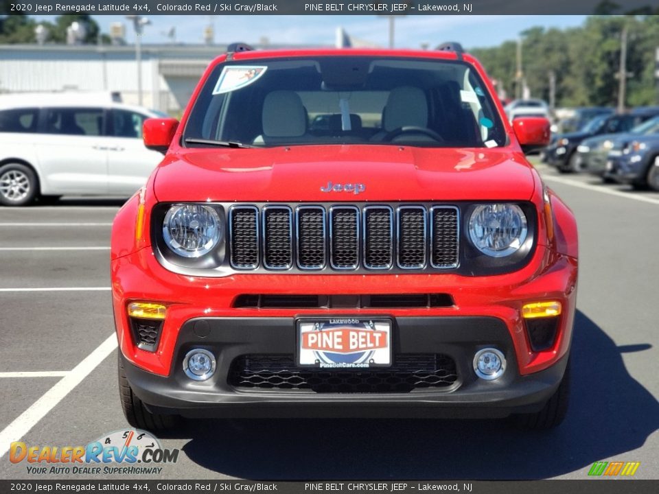 2020 Jeep Renegade Latitude 4x4 Colorado Red / Ski Gray/Black Photo #3
