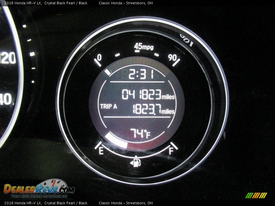 2018 Honda HR-V LX Crystal Black Pearl / Black Photo #32