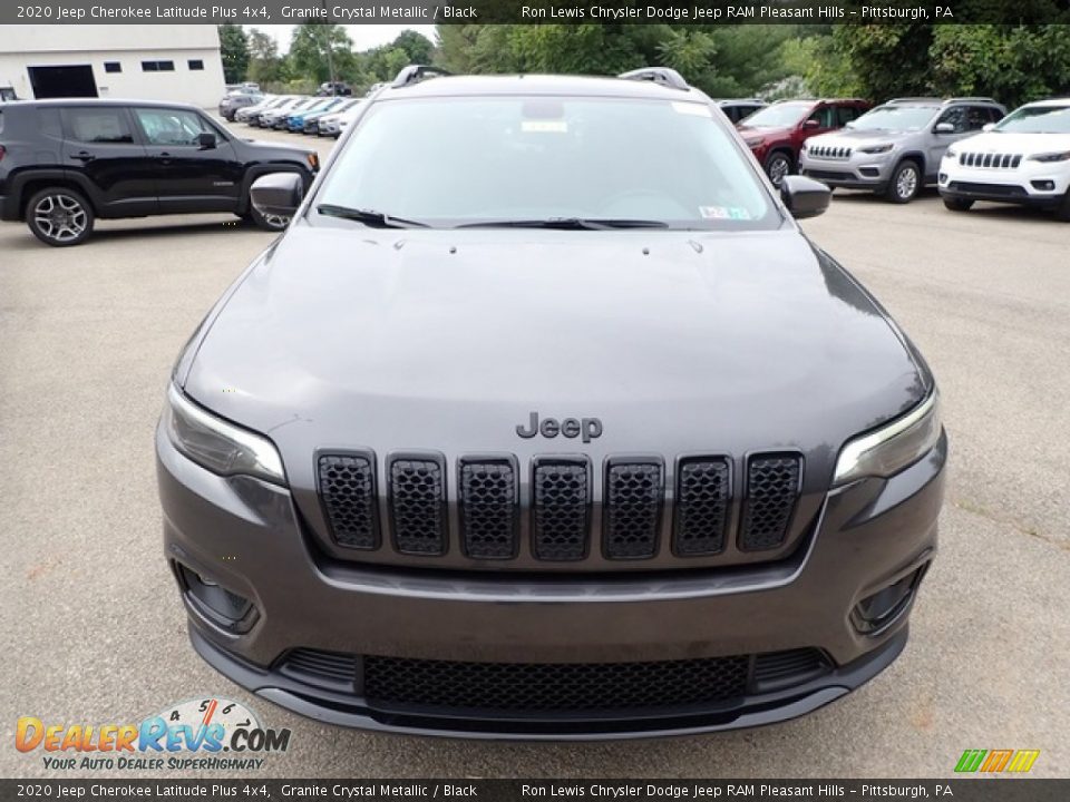 2020 Jeep Cherokee Latitude Plus 4x4 Granite Crystal Metallic / Black Photo #2
