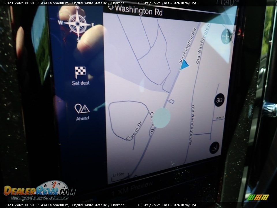 Navigation of 2021 Volvo XC60 T5 AWD Momentum Photo #13