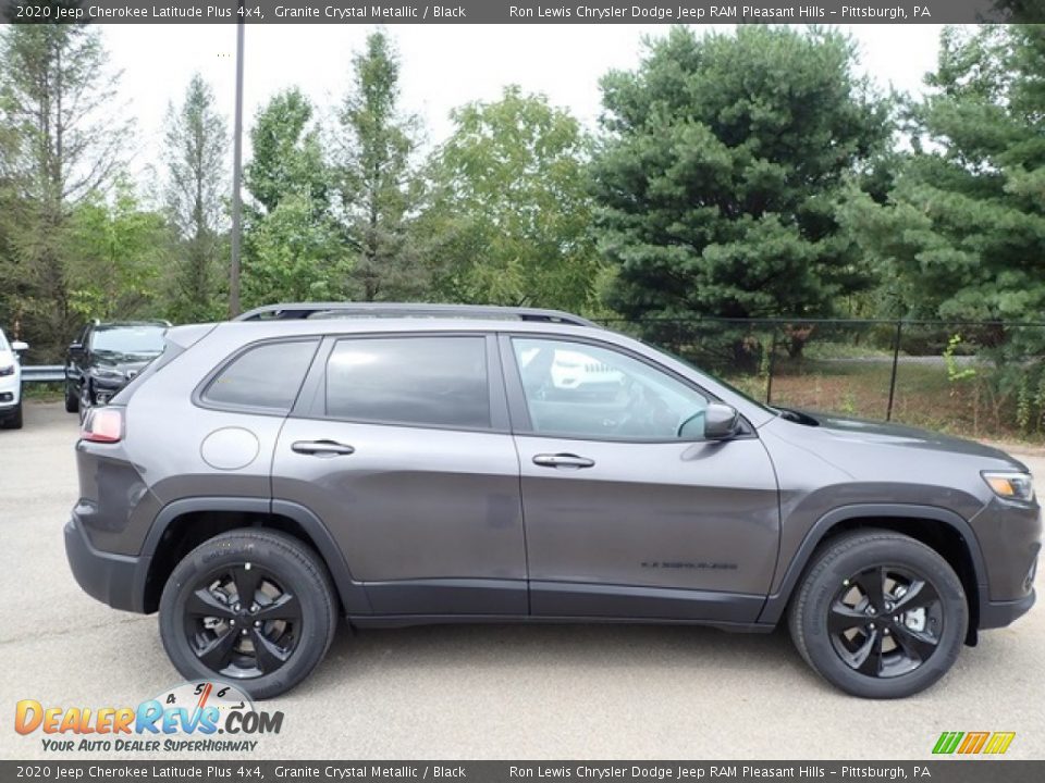 2020 Jeep Cherokee Latitude Plus 4x4 Granite Crystal Metallic / Black Photo #4