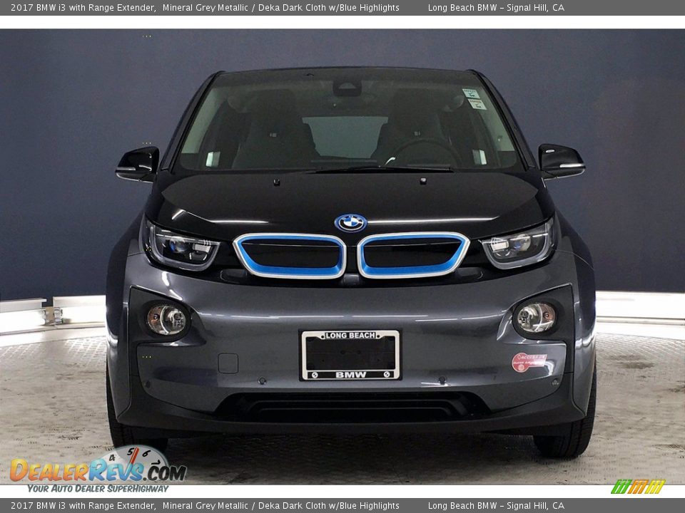 2017 BMW i3 with Range Extender Mineral Grey Metallic / Deka Dark Cloth w/Blue Highlights Photo #2