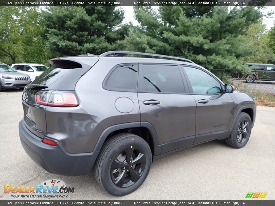 2020 Jeep Cherokee Latitude Plus 4x4 Granite Crystal Metallic / Black Photo #5