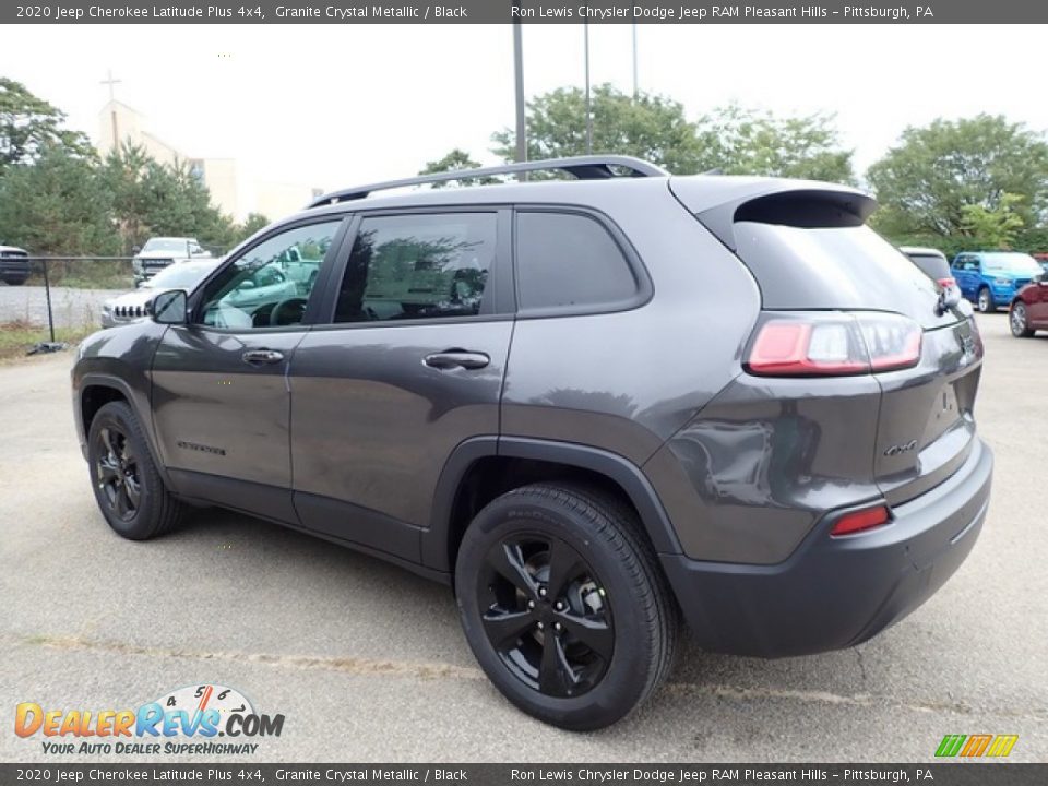 2020 Jeep Cherokee Latitude Plus 4x4 Granite Crystal Metallic / Black Photo #8