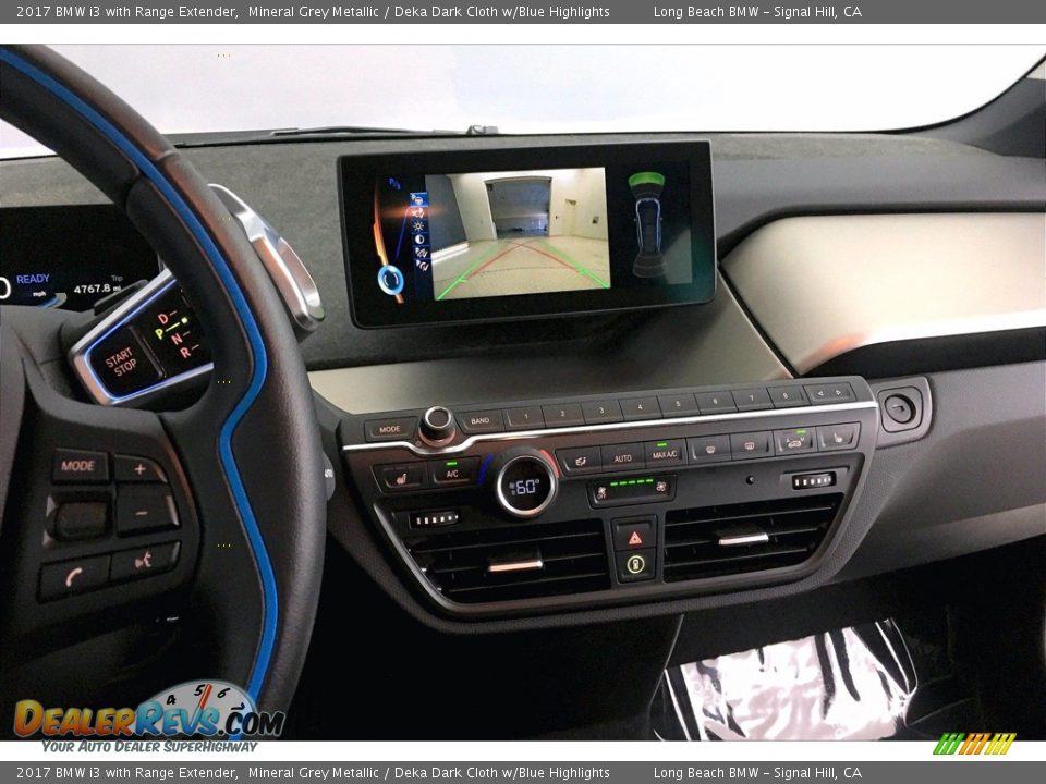 2017 BMW i3 with Range Extender Mineral Grey Metallic / Deka Dark Cloth w/Blue Highlights Photo #5