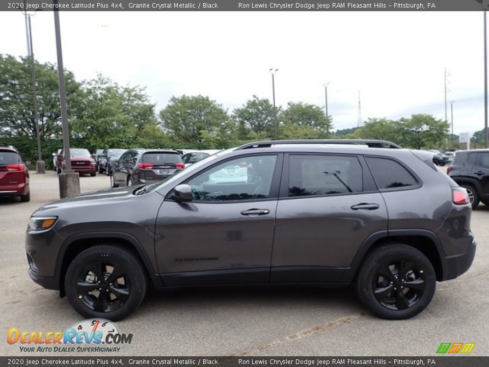 2020 Jeep Cherokee Latitude Plus 4x4 Granite Crystal Metallic / Black Photo #9