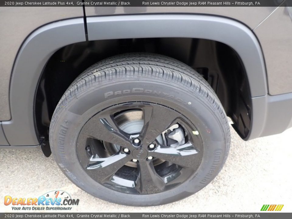 2020 Jeep Cherokee Latitude Plus 4x4 Granite Crystal Metallic / Black Photo #10