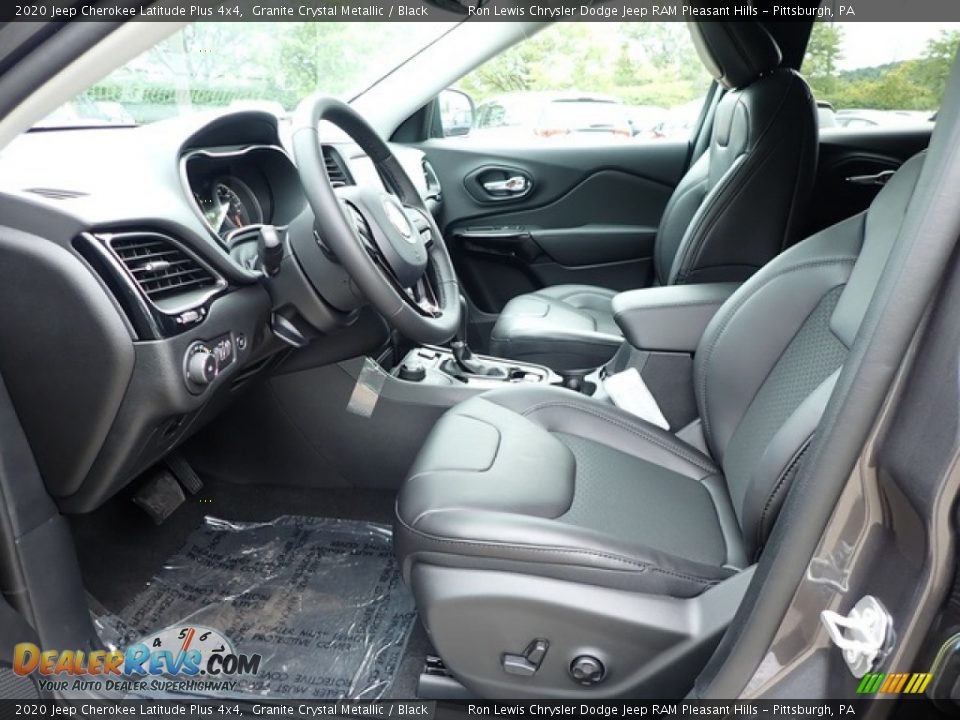 2020 Jeep Cherokee Latitude Plus 4x4 Granite Crystal Metallic / Black Photo #11