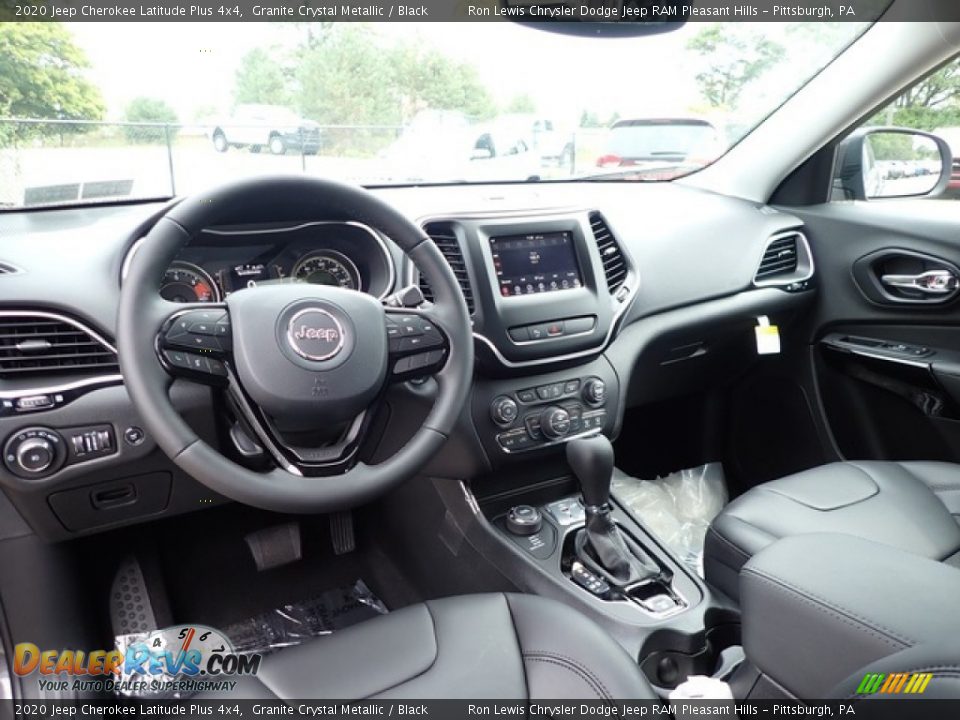 2020 Jeep Cherokee Latitude Plus 4x4 Granite Crystal Metallic / Black Photo #13