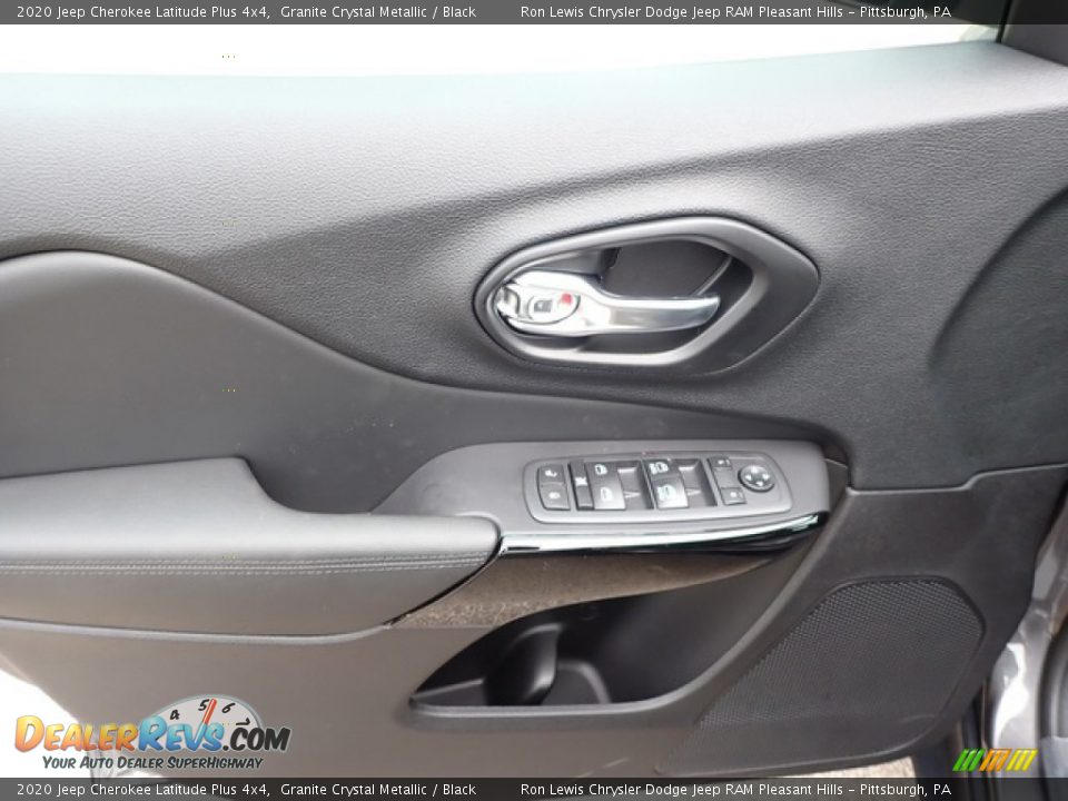2020 Jeep Cherokee Latitude Plus 4x4 Granite Crystal Metallic / Black Photo #14