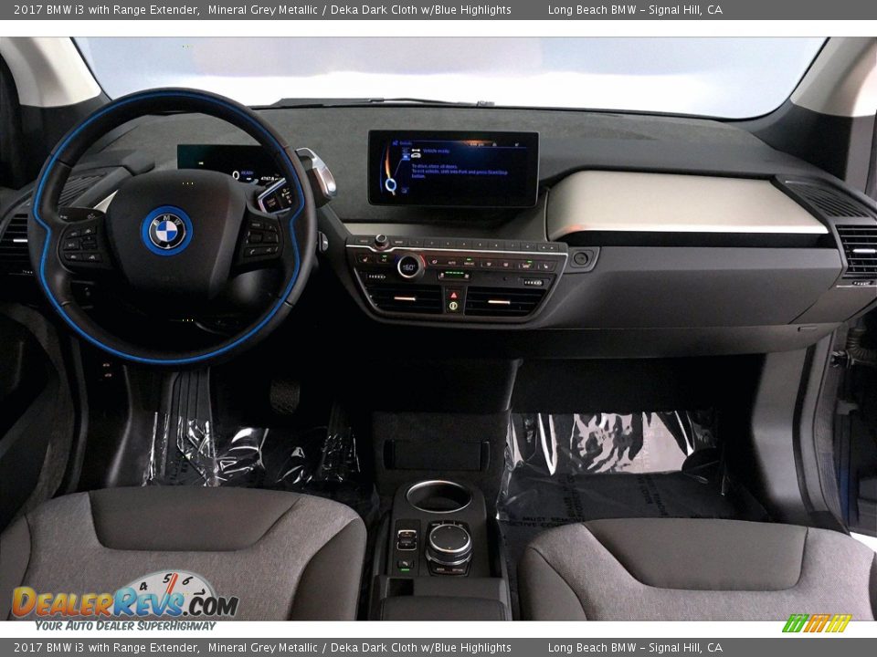 2017 BMW i3 with Range Extender Mineral Grey Metallic / Deka Dark Cloth w/Blue Highlights Photo #15