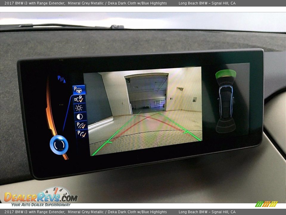 2017 BMW i3 with Range Extender Mineral Grey Metallic / Deka Dark Cloth w/Blue Highlights Photo #17