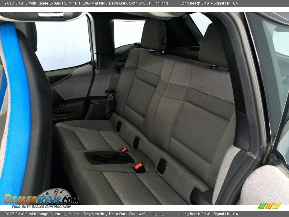 2017 BMW i3 with Range Extender Mineral Grey Metallic / Deka Dark Cloth w/Blue Highlights Photo #29