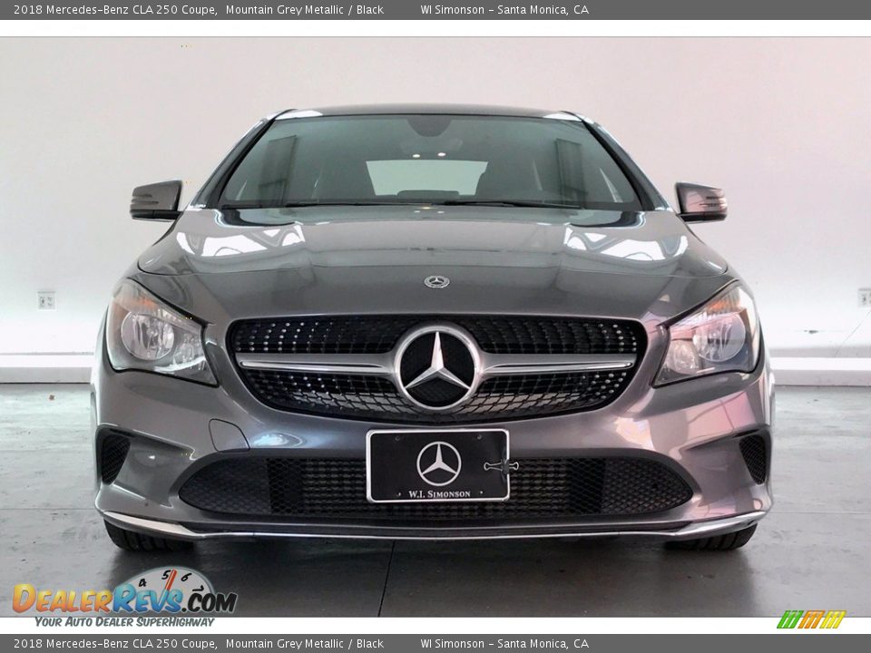 2018 Mercedes-Benz CLA 250 Coupe Mountain Grey Metallic / Black Photo #2
