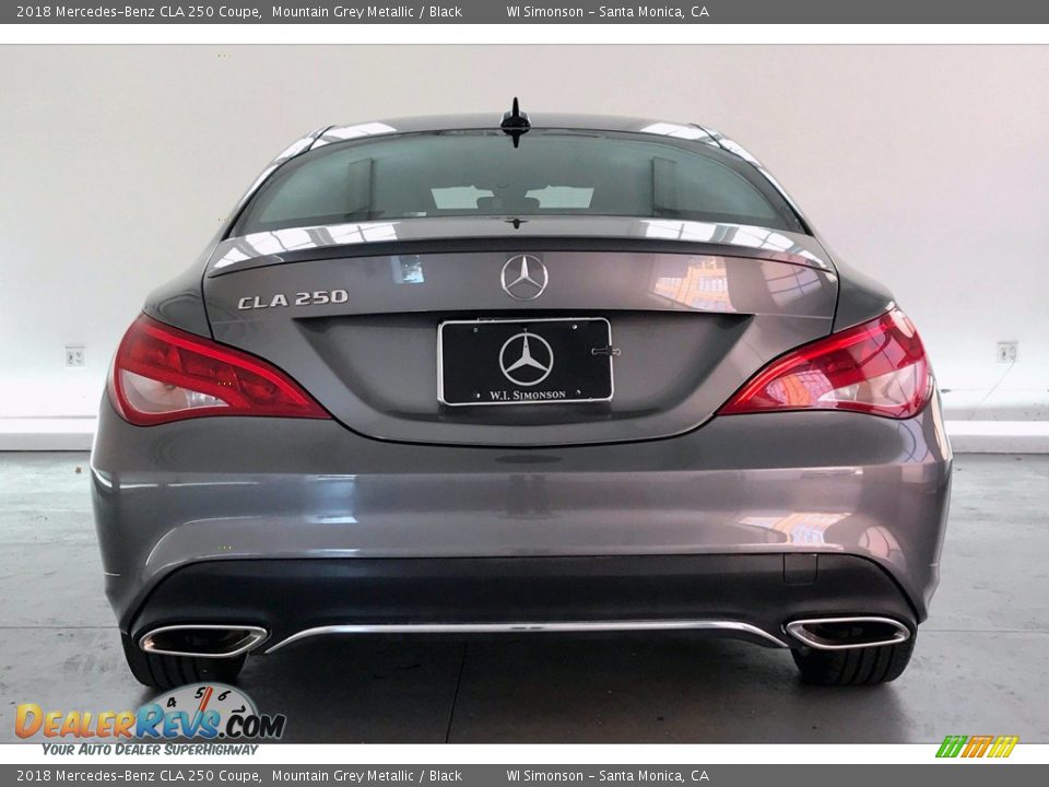 2018 Mercedes-Benz CLA 250 Coupe Mountain Grey Metallic / Black Photo #3