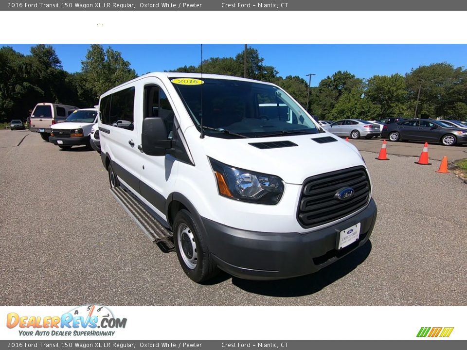 2016 Ford Transit 150 Wagon XL LR Regular Oxford White / Pewter Photo #1