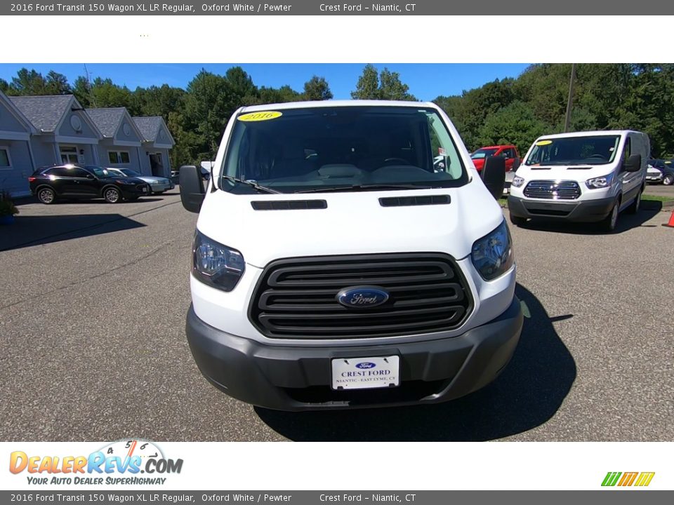 2016 Ford Transit 150 Wagon XL LR Regular Oxford White / Pewter Photo #2