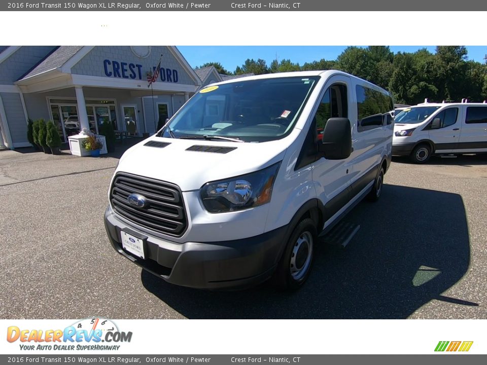 2016 Ford Transit 150 Wagon XL LR Regular Oxford White / Pewter Photo #3