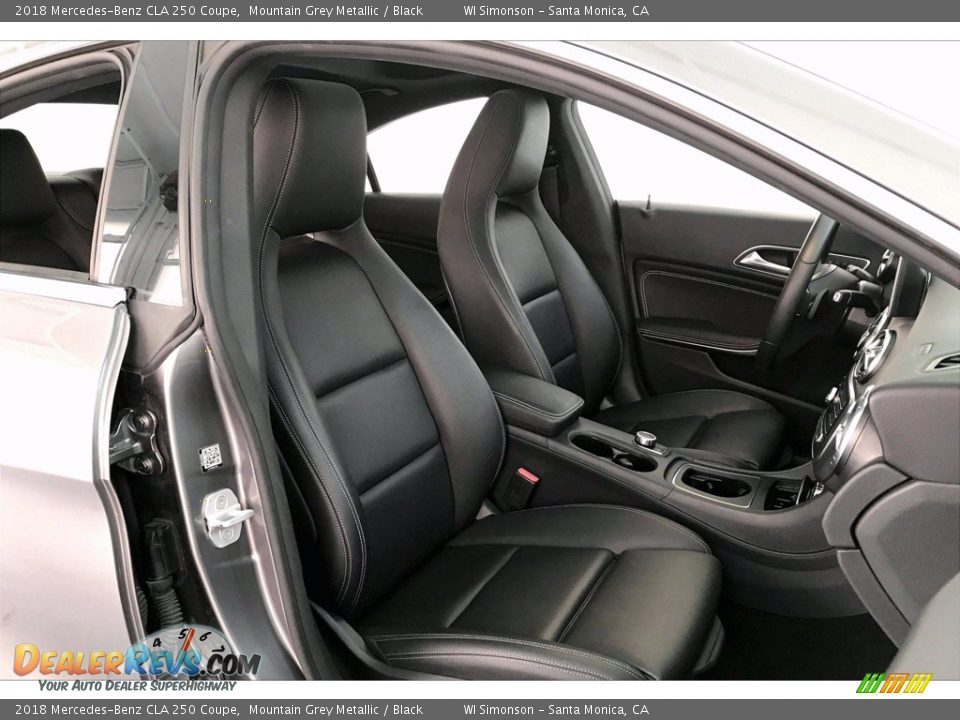 2018 Mercedes-Benz CLA 250 Coupe Mountain Grey Metallic / Black Photo #6