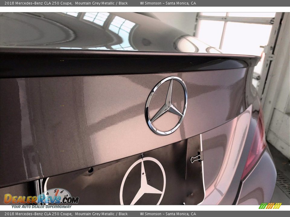 2018 Mercedes-Benz CLA 250 Coupe Mountain Grey Metallic / Black Photo #7