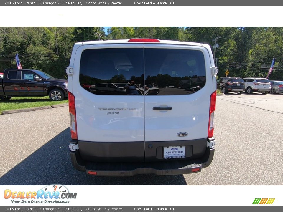 2016 Ford Transit 150 Wagon XL LR Regular Oxford White / Pewter Photo #6