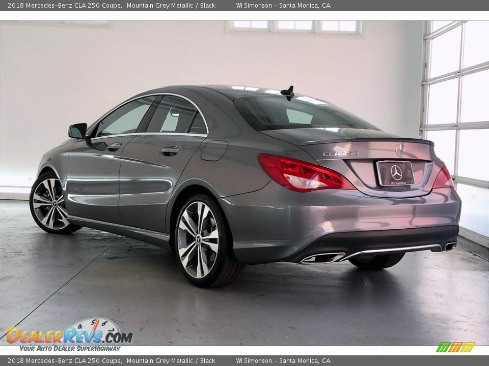 2018 Mercedes-Benz CLA 250 Coupe Mountain Grey Metallic / Black Photo #10