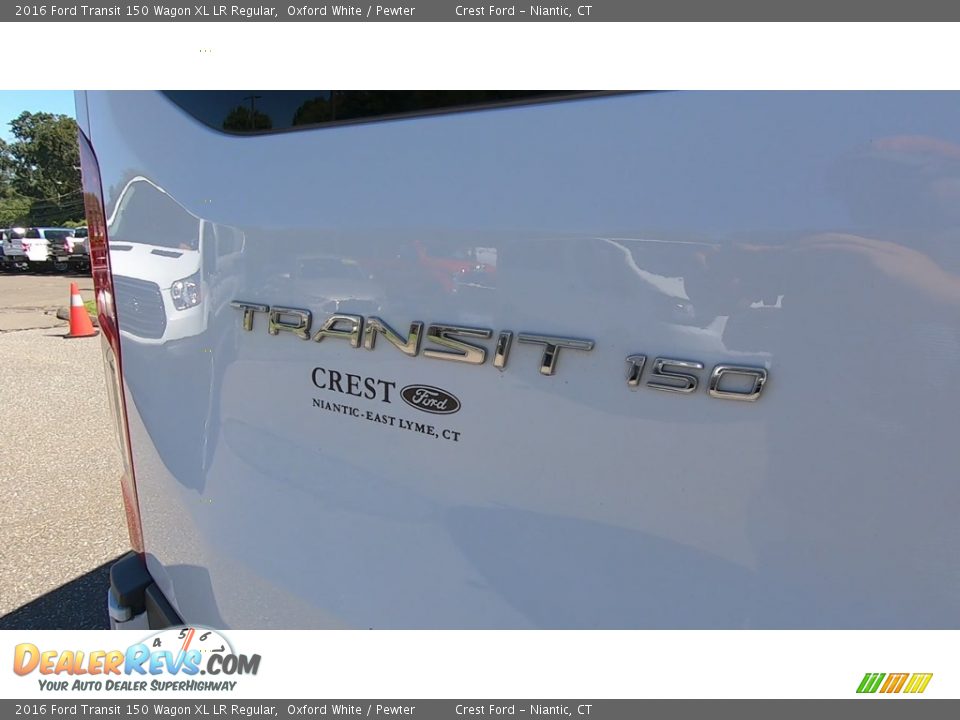 2016 Ford Transit 150 Wagon XL LR Regular Oxford White / Pewter Photo #9