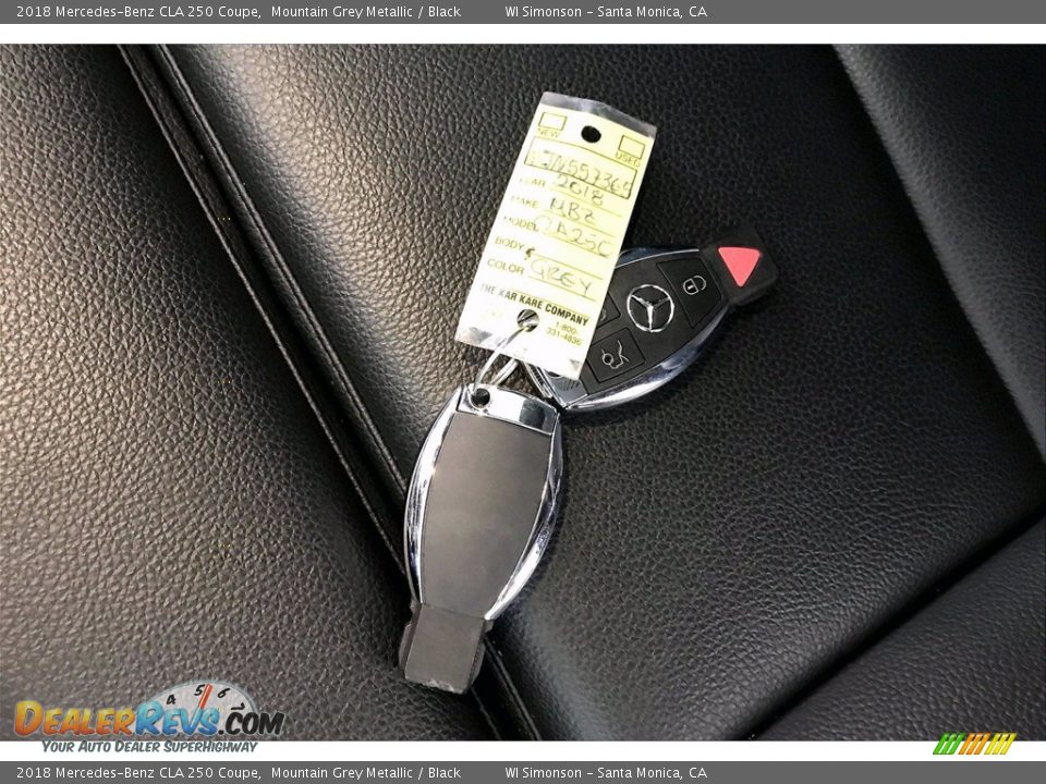 2018 Mercedes-Benz CLA 250 Coupe Mountain Grey Metallic / Black Photo #11