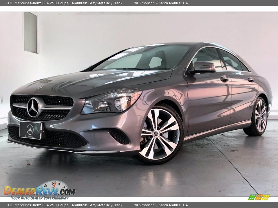 2018 Mercedes-Benz CLA 250 Coupe Mountain Grey Metallic / Black Photo #12