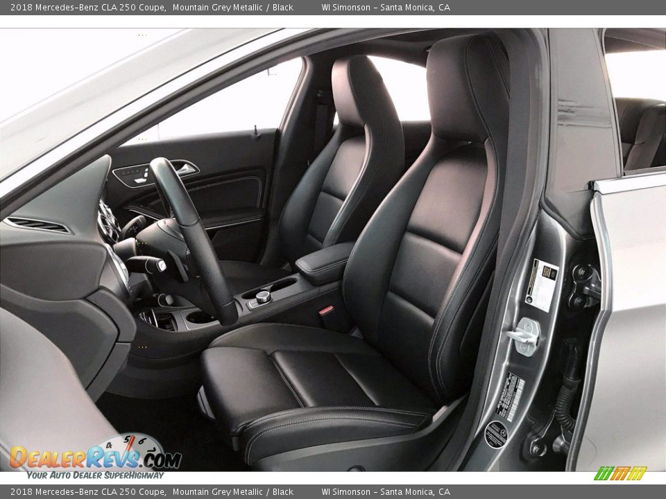 2018 Mercedes-Benz CLA 250 Coupe Mountain Grey Metallic / Black Photo #14