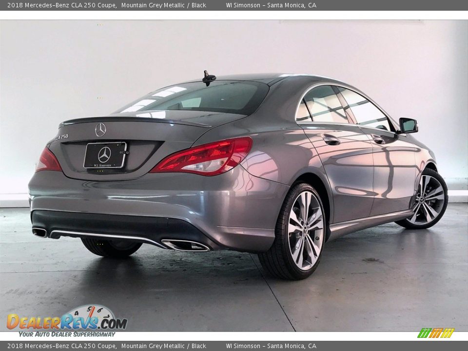 2018 Mercedes-Benz CLA 250 Coupe Mountain Grey Metallic / Black Photo #16