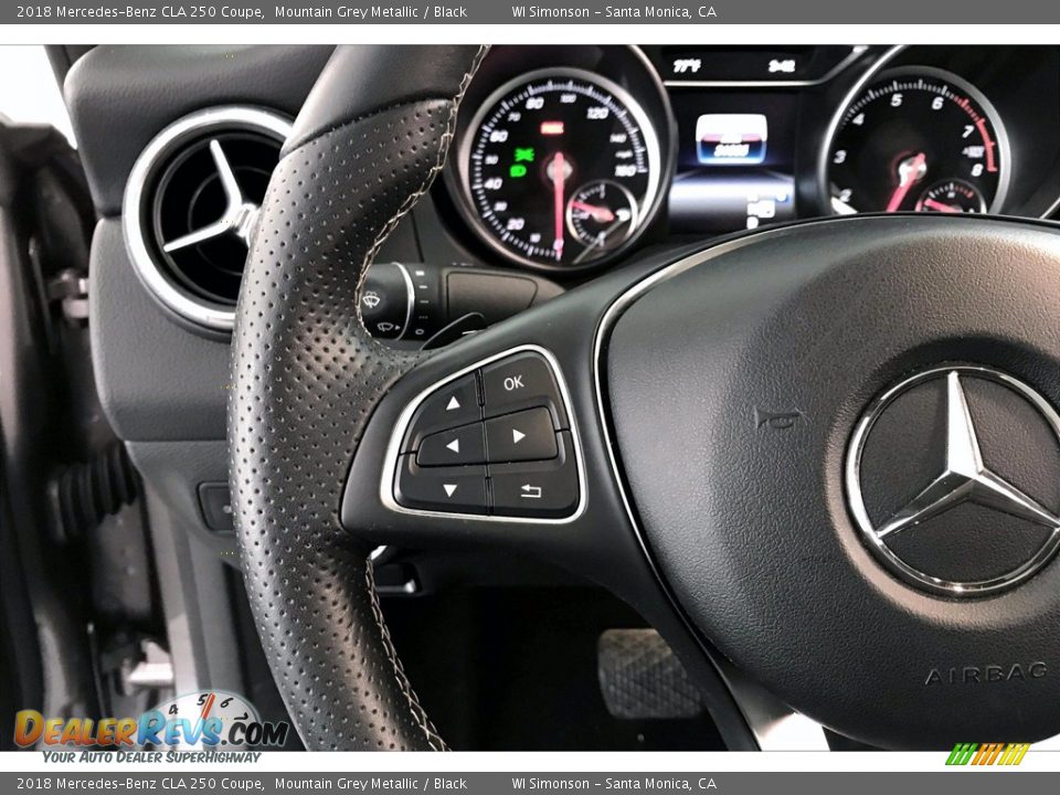 2018 Mercedes-Benz CLA 250 Coupe Mountain Grey Metallic / Black Photo #18