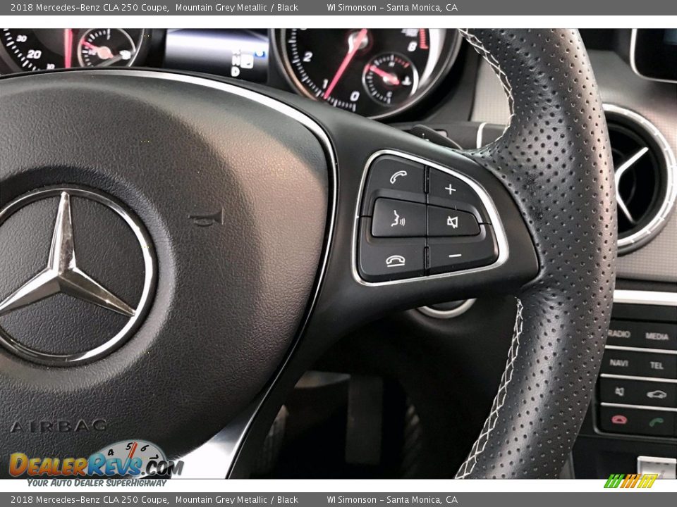 2018 Mercedes-Benz CLA 250 Coupe Mountain Grey Metallic / Black Photo #19