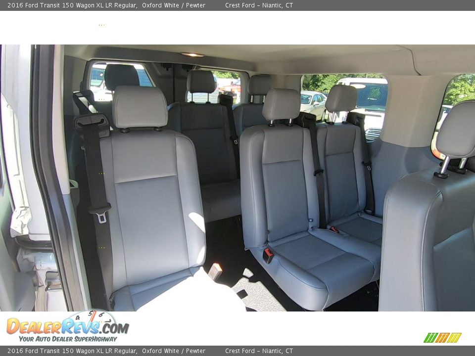 Rear Seat of 2016 Ford Transit 150 Wagon XL LR Regular Photo #20