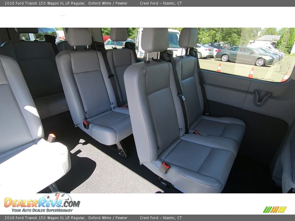 Rear Seat of 2016 Ford Transit 150 Wagon XL LR Regular Photo #21