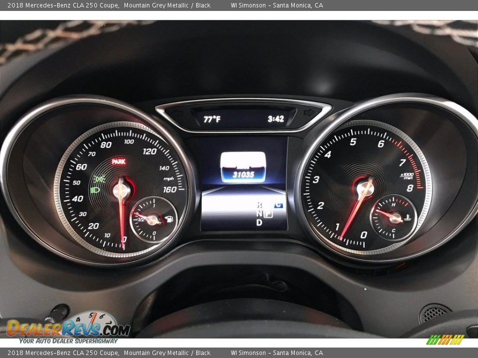 2018 Mercedes-Benz CLA 250 Coupe Mountain Grey Metallic / Black Photo #20