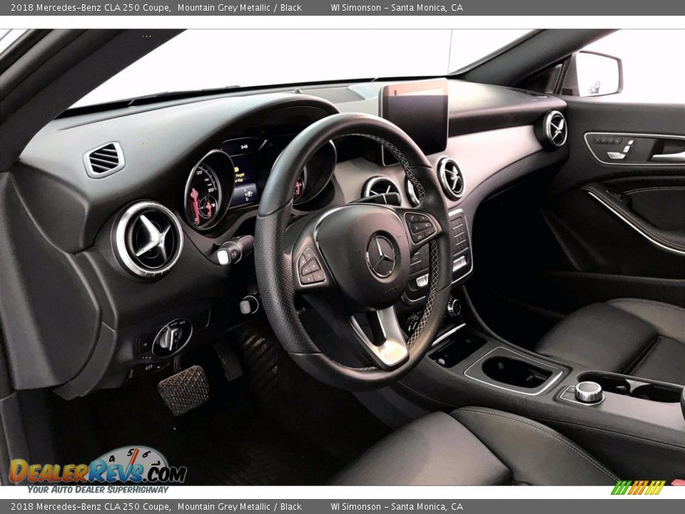 2018 Mercedes-Benz CLA 250 Coupe Mountain Grey Metallic / Black Photo #22