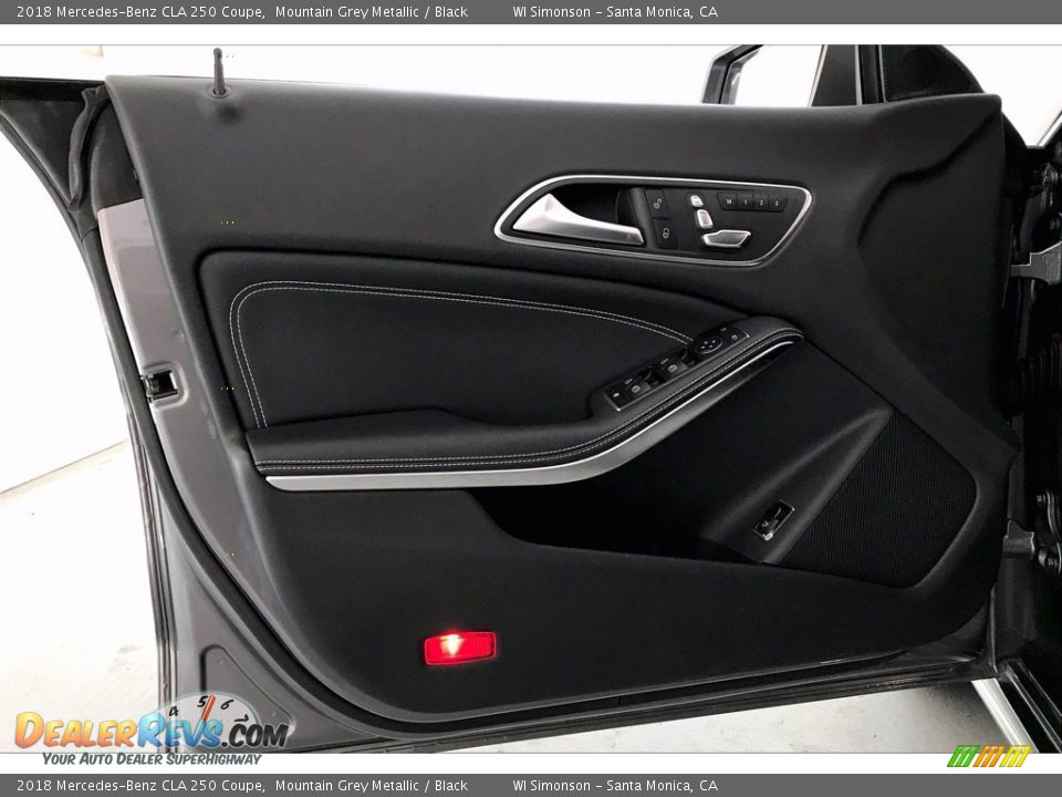 2018 Mercedes-Benz CLA 250 Coupe Mountain Grey Metallic / Black Photo #25