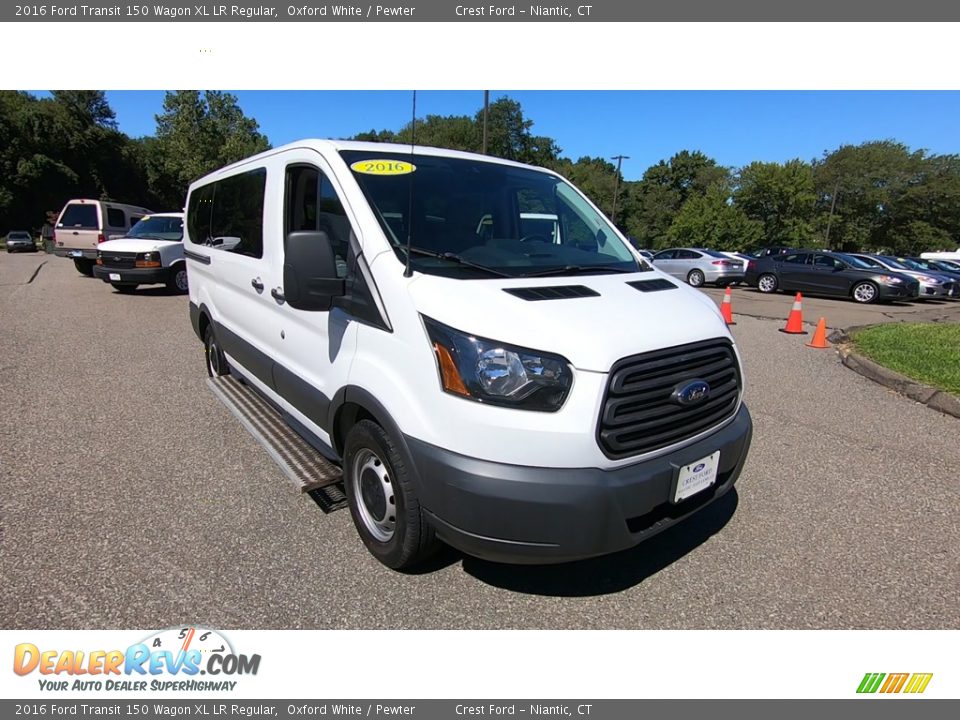 2016 Ford Transit 150 Wagon XL LR Regular Oxford White / Pewter Photo #1