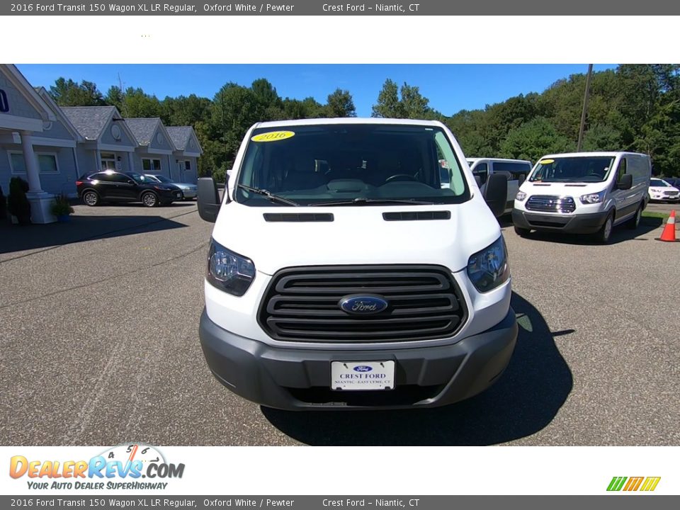 2016 Ford Transit 150 Wagon XL LR Regular Oxford White / Pewter Photo #2