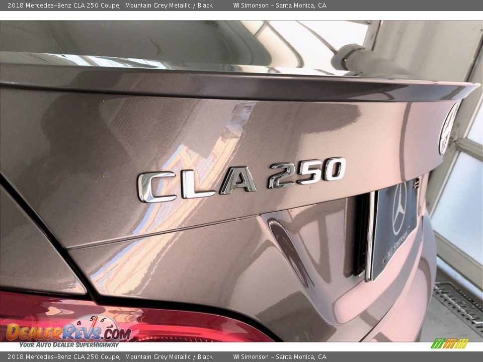 2018 Mercedes-Benz CLA 250 Coupe Mountain Grey Metallic / Black Photo #27