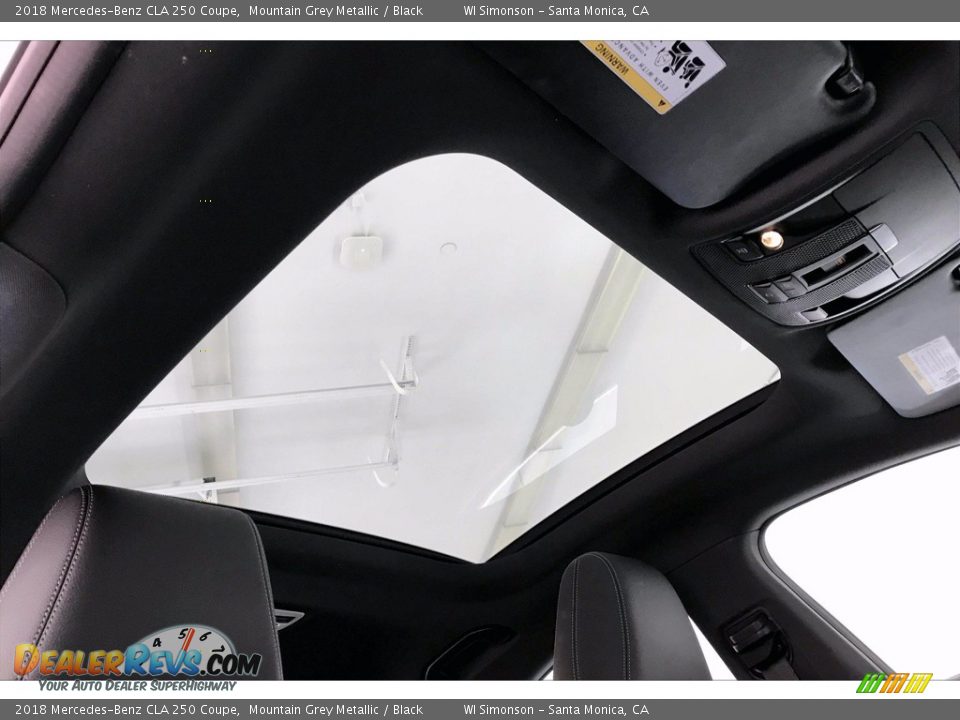 2018 Mercedes-Benz CLA 250 Coupe Mountain Grey Metallic / Black Photo #29